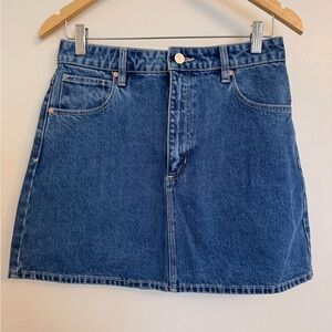 Classic Blue Denim Mini Skirt